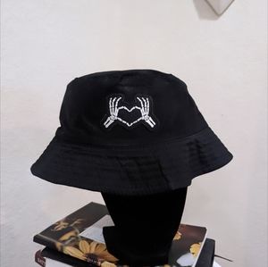 Halloween, Handmade Skeleton Hands Bucket Hat